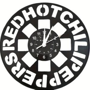 NEW Red Hot Chili Peppers RHCP Vinyl Record Album Carved Wall Clock Hard AltRock